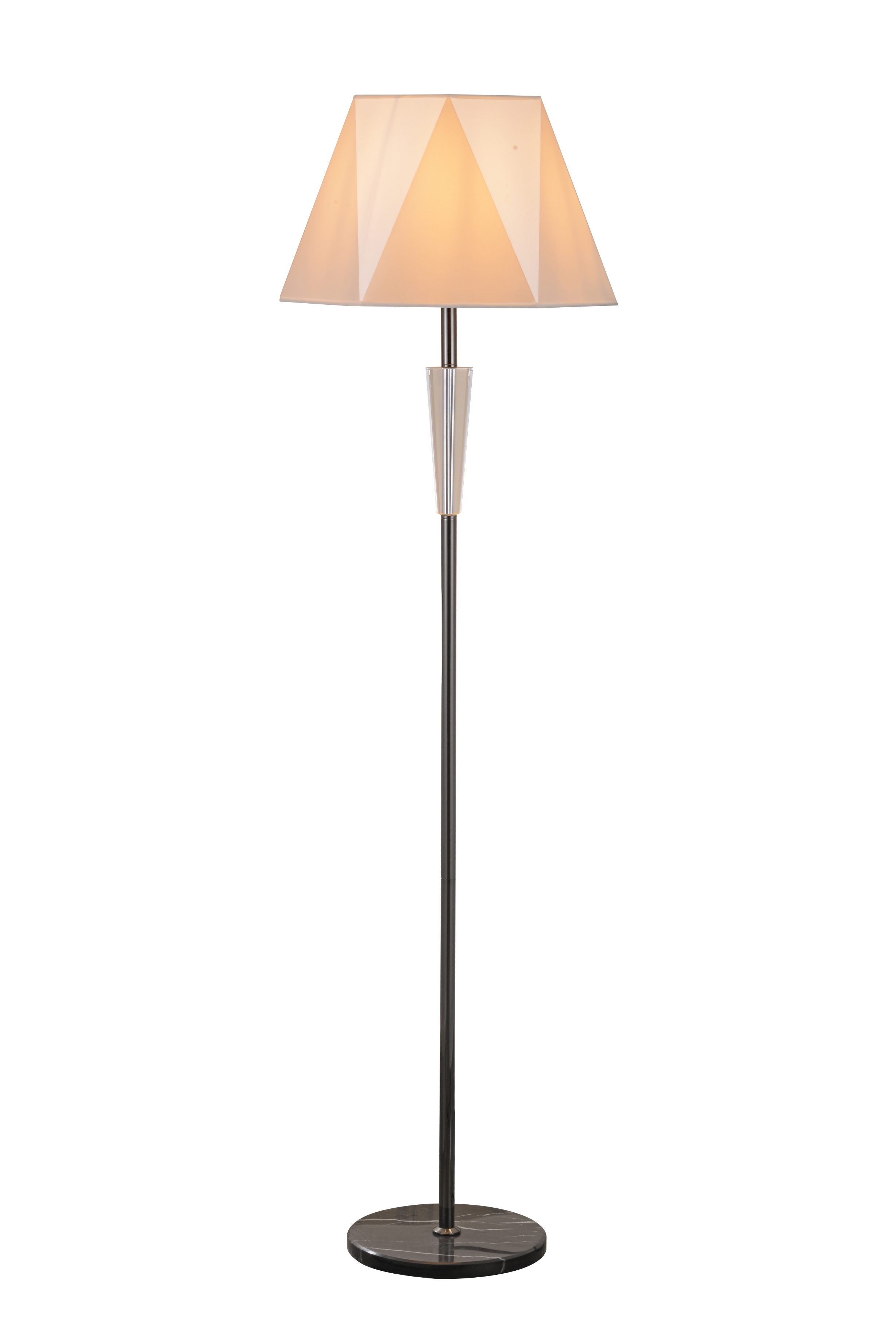 Moderni Crystal Accent seisova lattiavalaisin